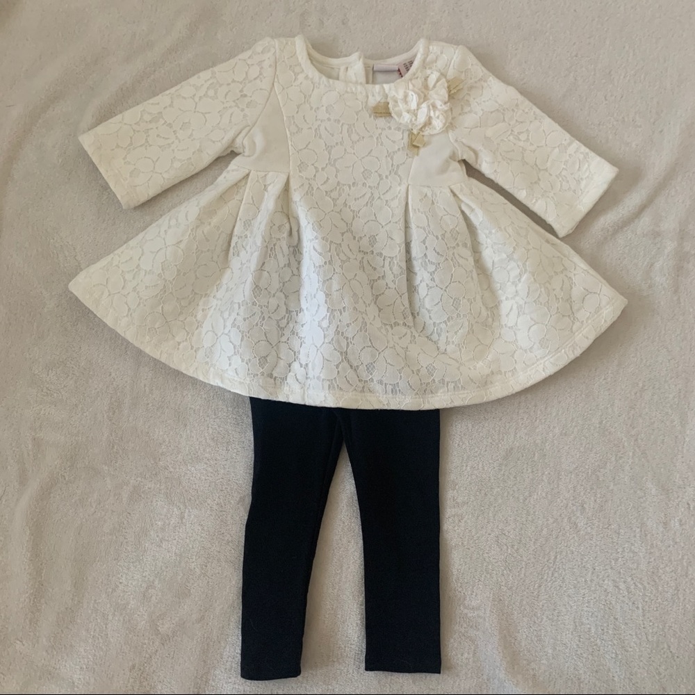 Catherine Malandrino two piece baby girl set 12m